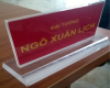 Biển chức danh mica đế mica