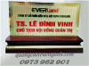 Biển chức danh mạ vang